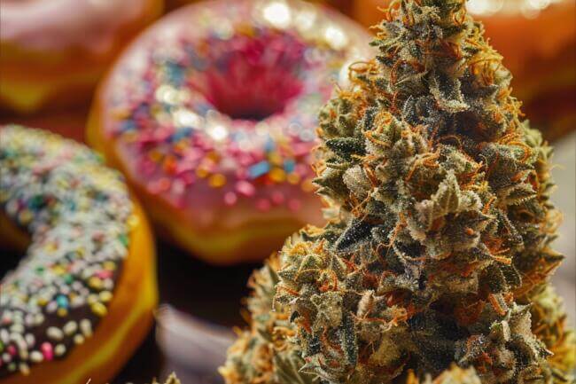 Cannabis Strain Jelly Donut THCa 