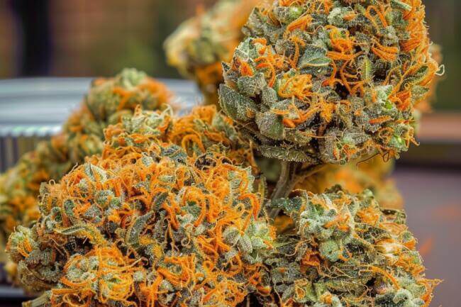 Cannabis Strain Orange Push Pop THCa 