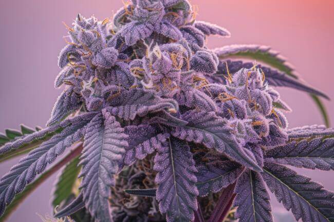 Cannabis Strain Purple Sunset THCa 