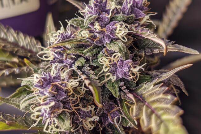 Cannabis Strain Purple Z THCa 