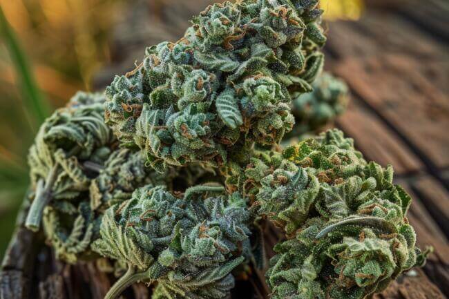 Marijuana Strain Blueberry Diesel THCa 