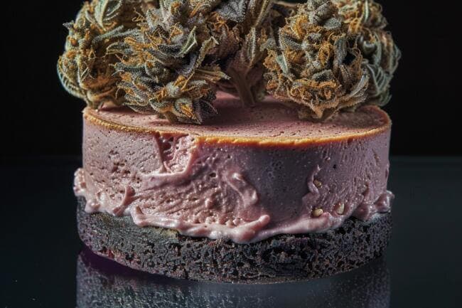 Marijuana Strain Mousse Cake THCa 