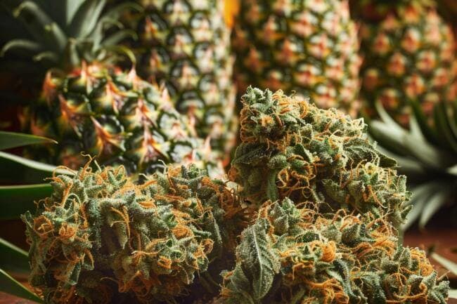 Marijuana Strain Pineapple Haze THCa 