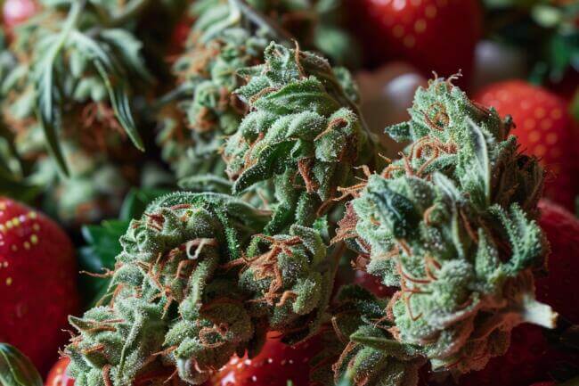Marijuana Strain Strawberries and Cream THCa 